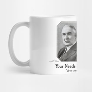 1920 Vote Harding and Coolidge Mug